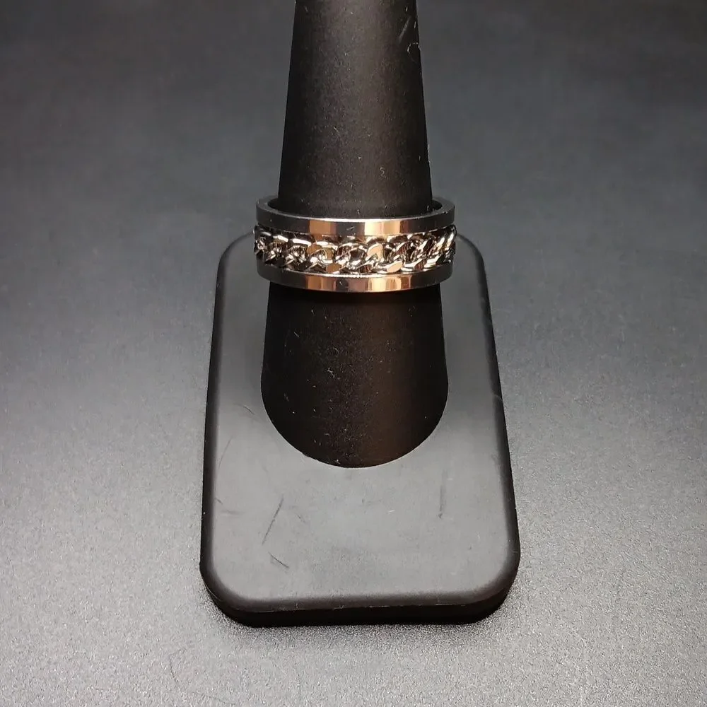 New Rotation‎ Spinner Ring Men's Size 9 New With Box